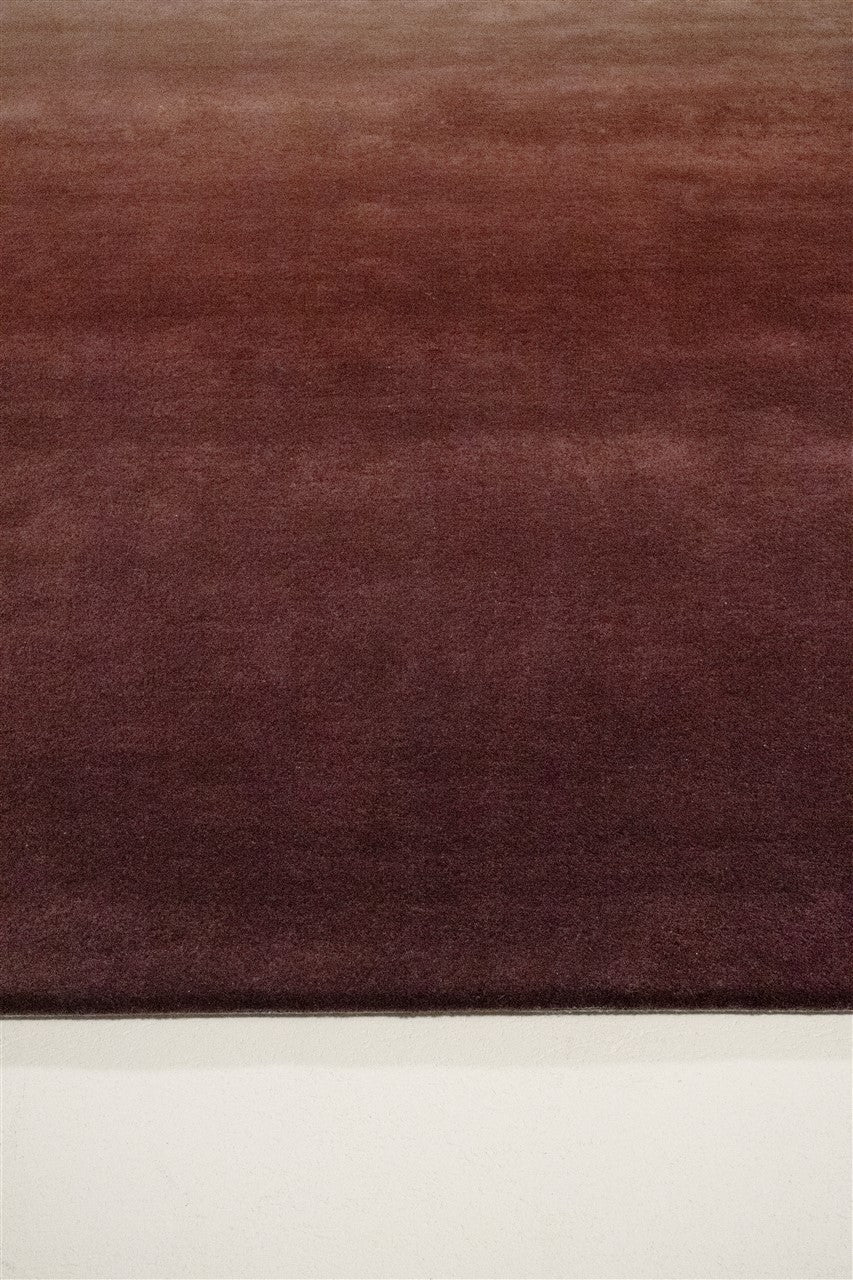 Aubergine rust pink