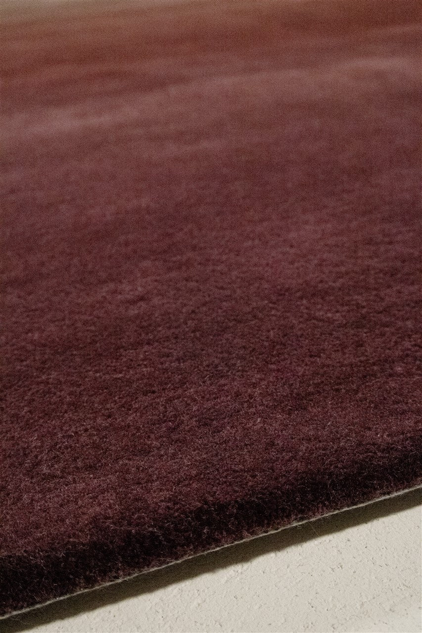 Aubergine rust pink